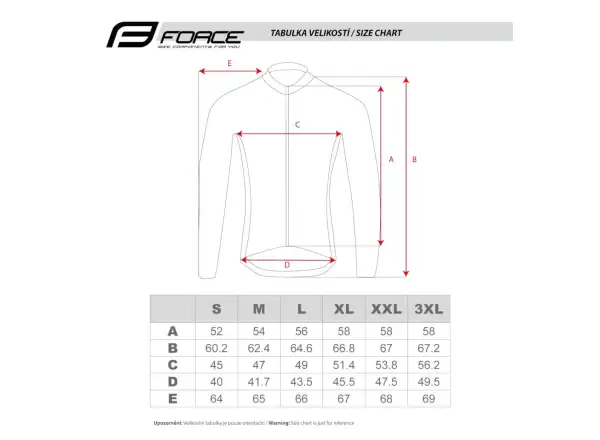 Force Pure pánsky dres dlhý rukáv červená