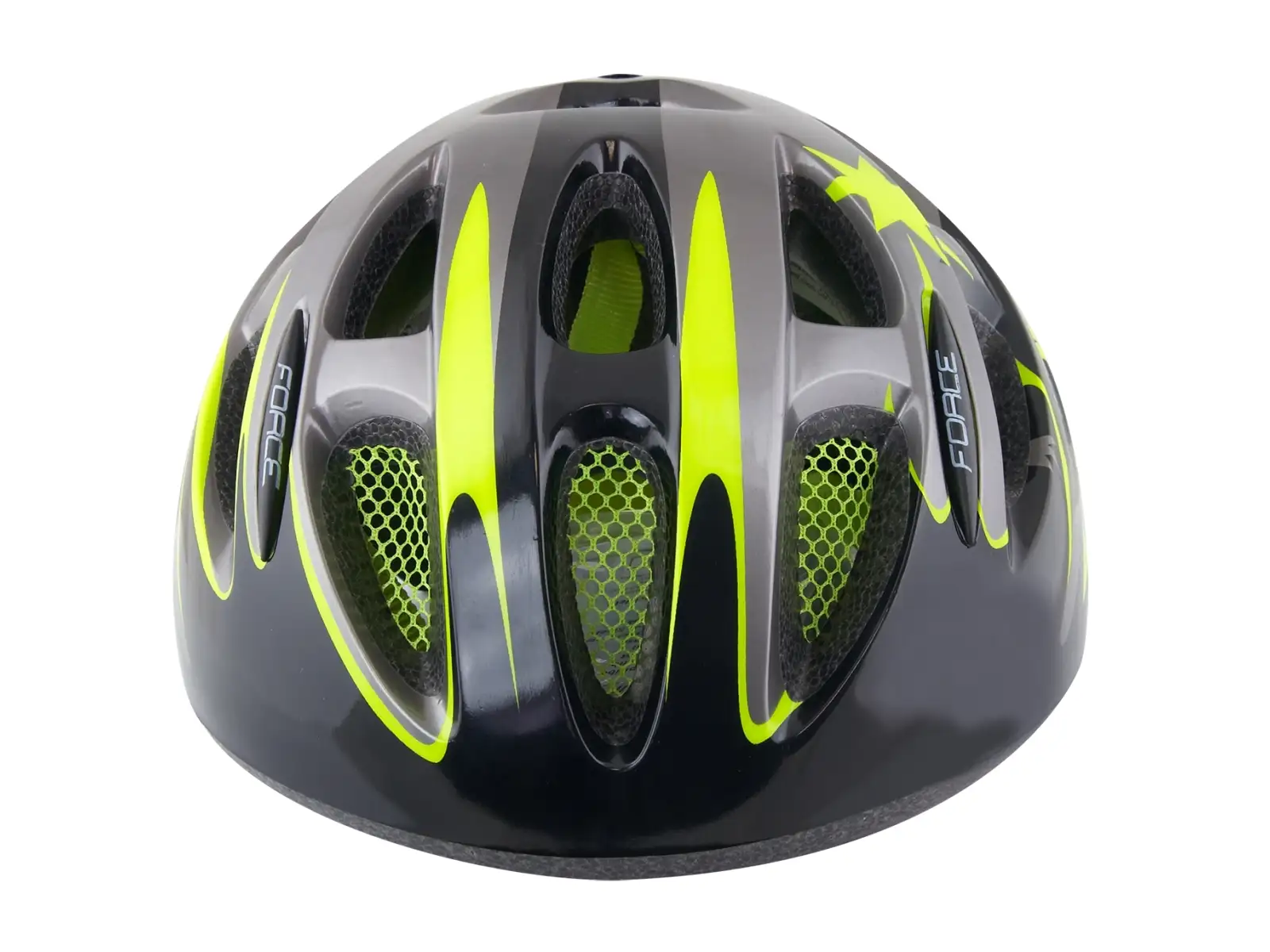 Force Lark detská prilba čierna/fluo