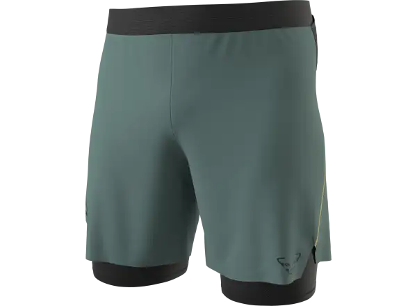 Dynafit Alpine Pro 2 v 1 pánske bežecké kraťasy Atlantic