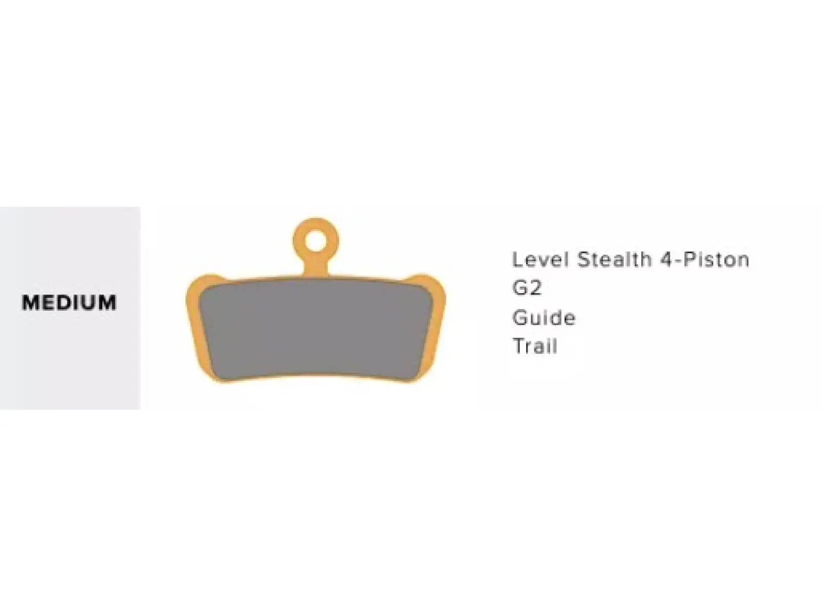 Sram Guide/G2 brzdové doštičky Fe organic - montážne balenie