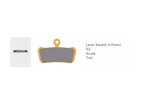 Sram Guide/G2 brzdové doštičky Fe organic - montážne balenie
