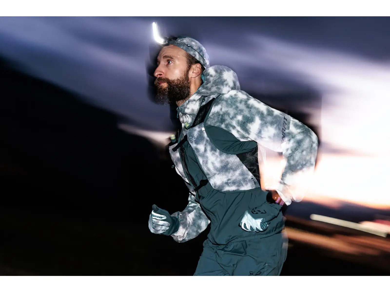 Dynafit Trail Reflective Wind pánska bežecká bunda Cinder