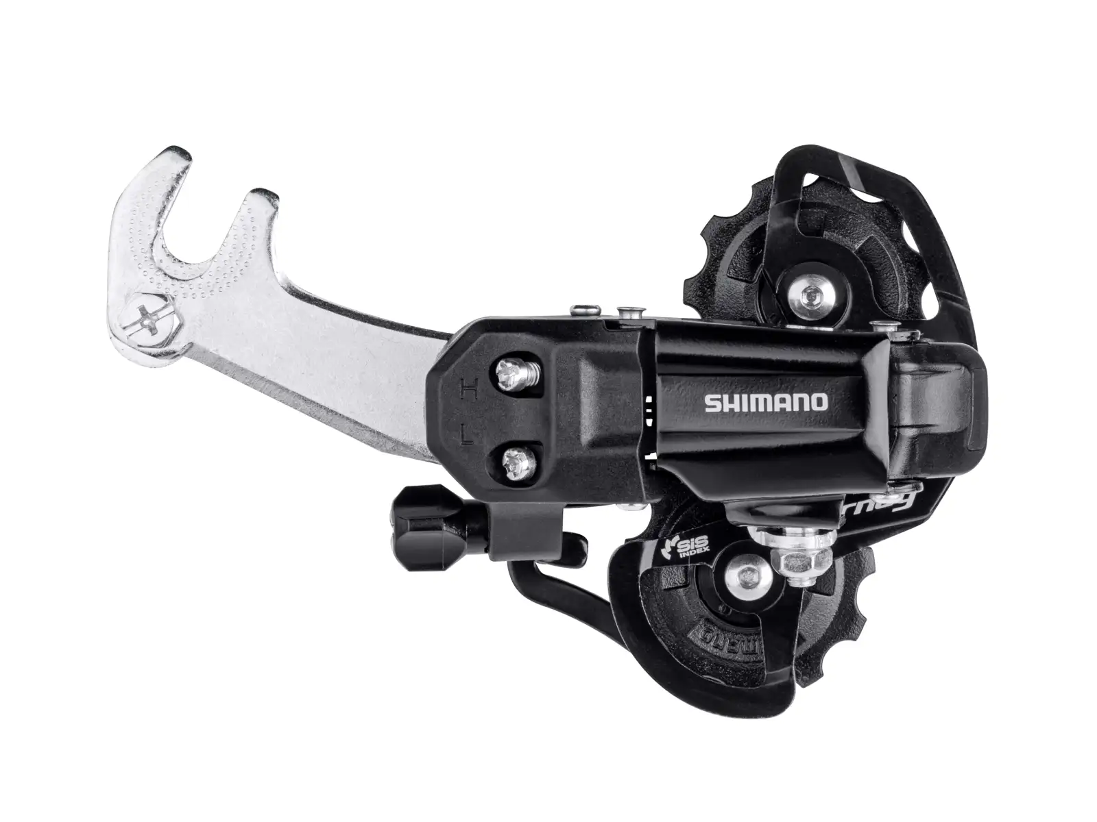 Shimano Tourney RD-TY200-SS 6/7 rýchl. s hákom čierna