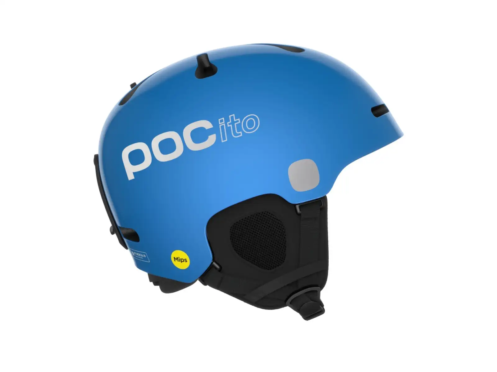 POC POCito Fornix MIPS detská lyžiarska prilba Fluorescent Blue veľkosť. M-L
