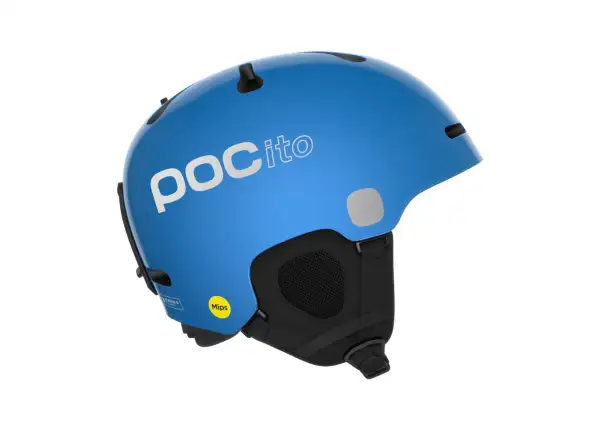 POC POCito Fornix MIPS detská lyžiarska prilba Fluorescent Blue veľkosť. M-L