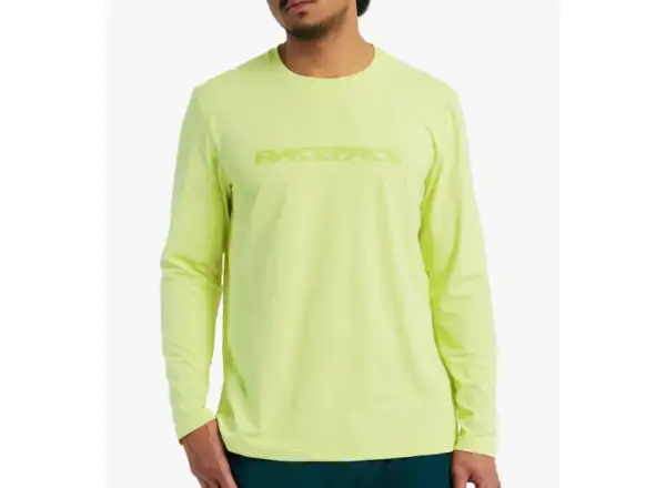 Race Face Commit Pánske tričko s dlhým rukávom Tea Green