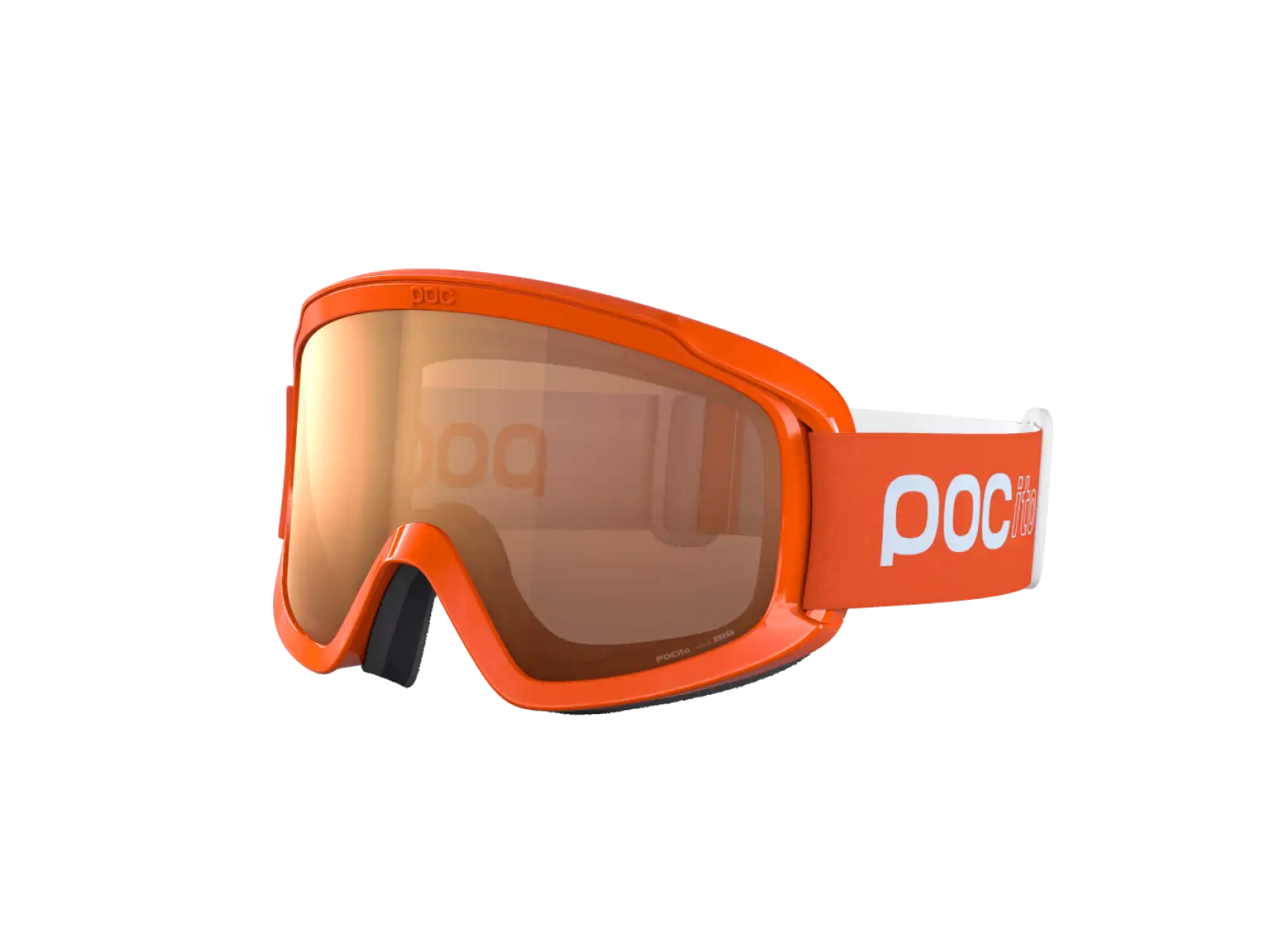 Detské zjazdové okuliare POCito Opsin Fluorescent Orange veľkosť. Uni