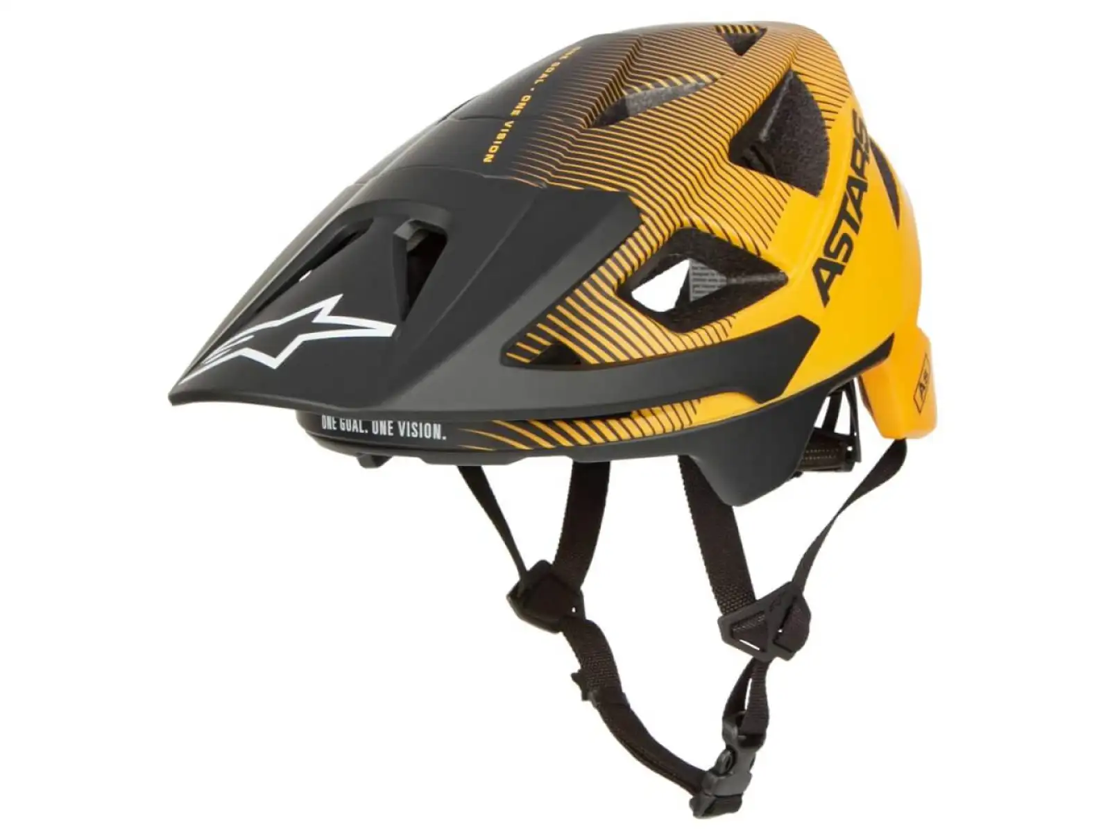 Alpinestars Vector Pro enduro prilba ebony tangerine matt