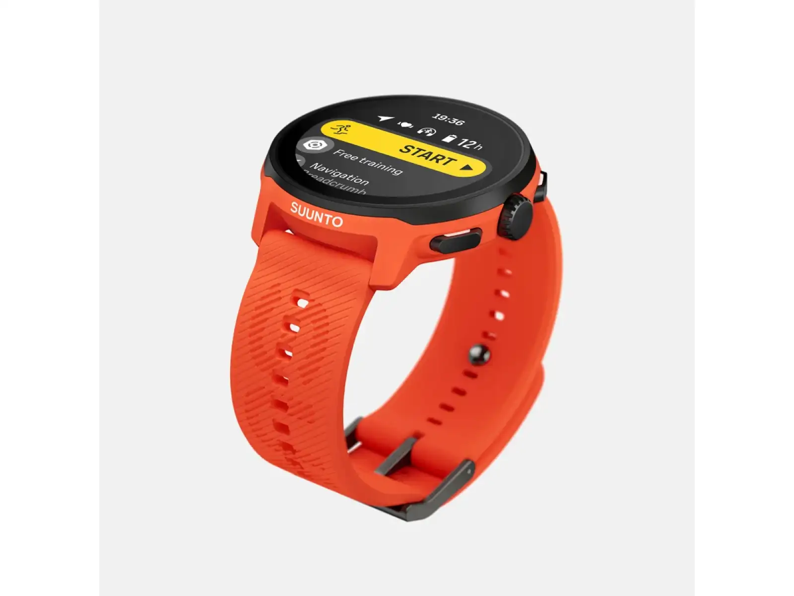 Suunto Run inteligentné hodinky silikónový remienok Coral Orange