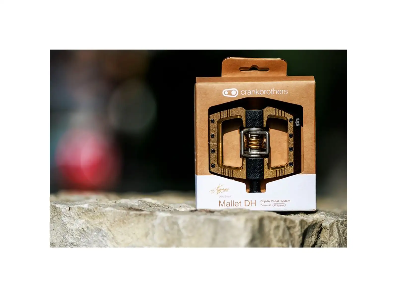 Crankbrothers Mallet DH Loic Bruni Signature Bronze Edition nášľapné pedále