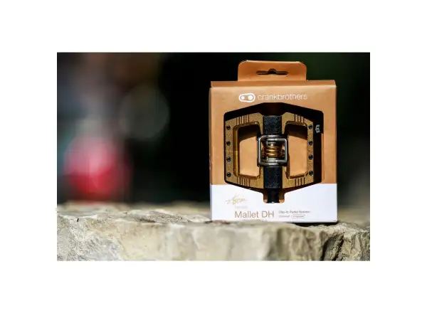 Crankbrothers Mallet DH Loic Bruni Signature Bronze Edition nášľapné pedále