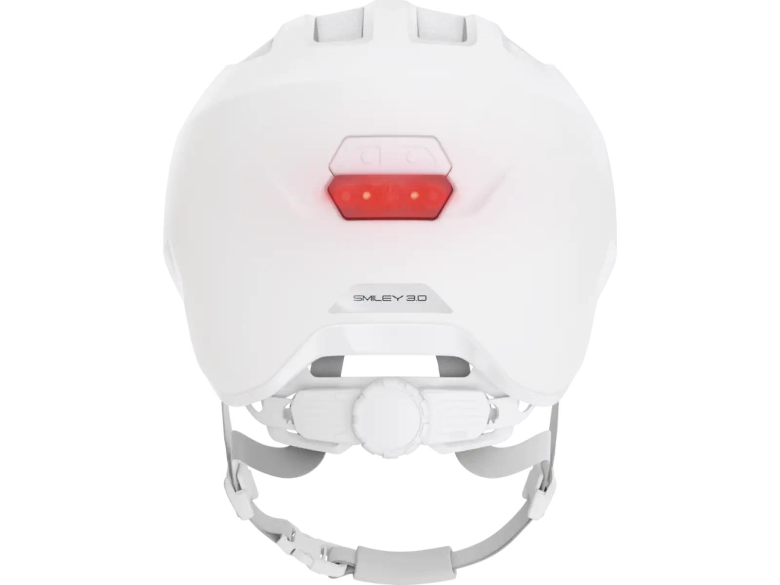 Abus Smiley 3.0 Ace LED detská prilba Pure White