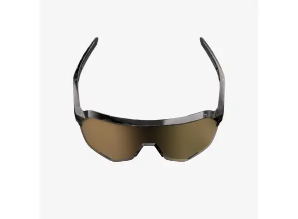 100% S2 slnečné okuliare Gloss Black Havana/Soft Gold Mirror