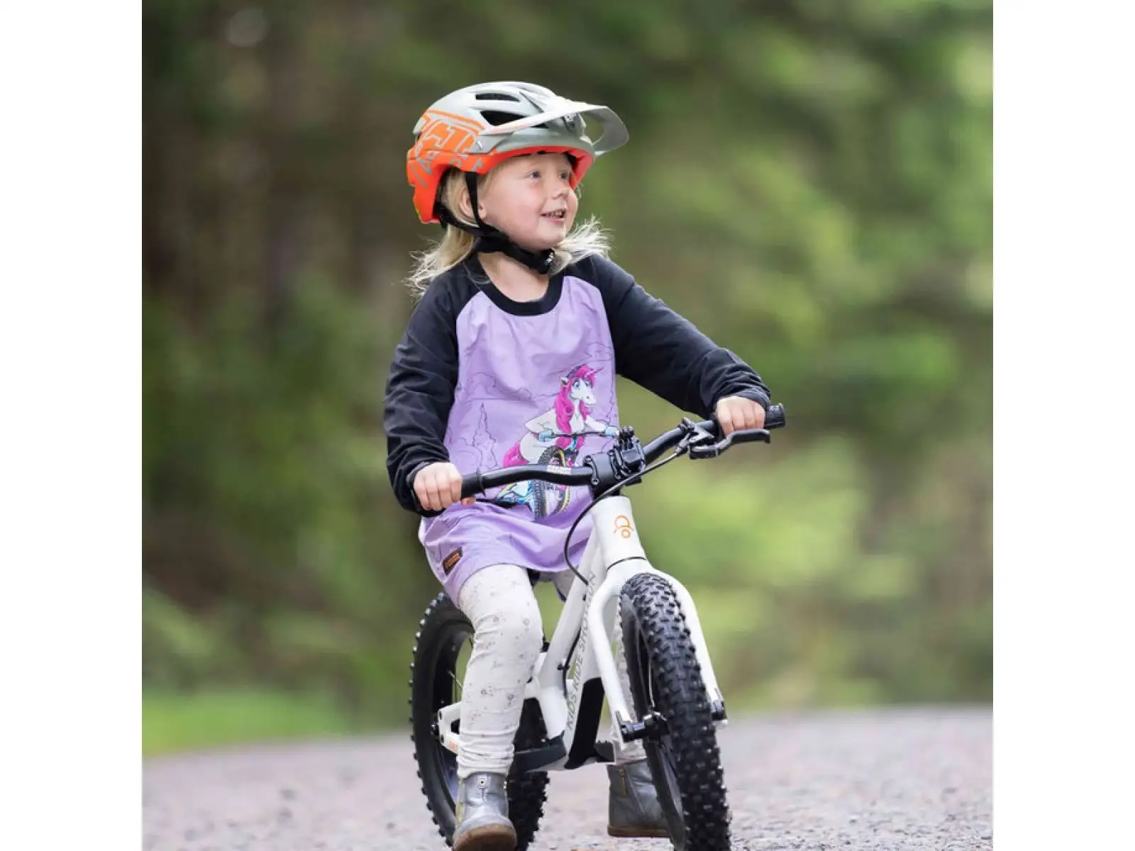 Kids Ride Shotgun Unicorn Windproof detský dres dlhý rukáv