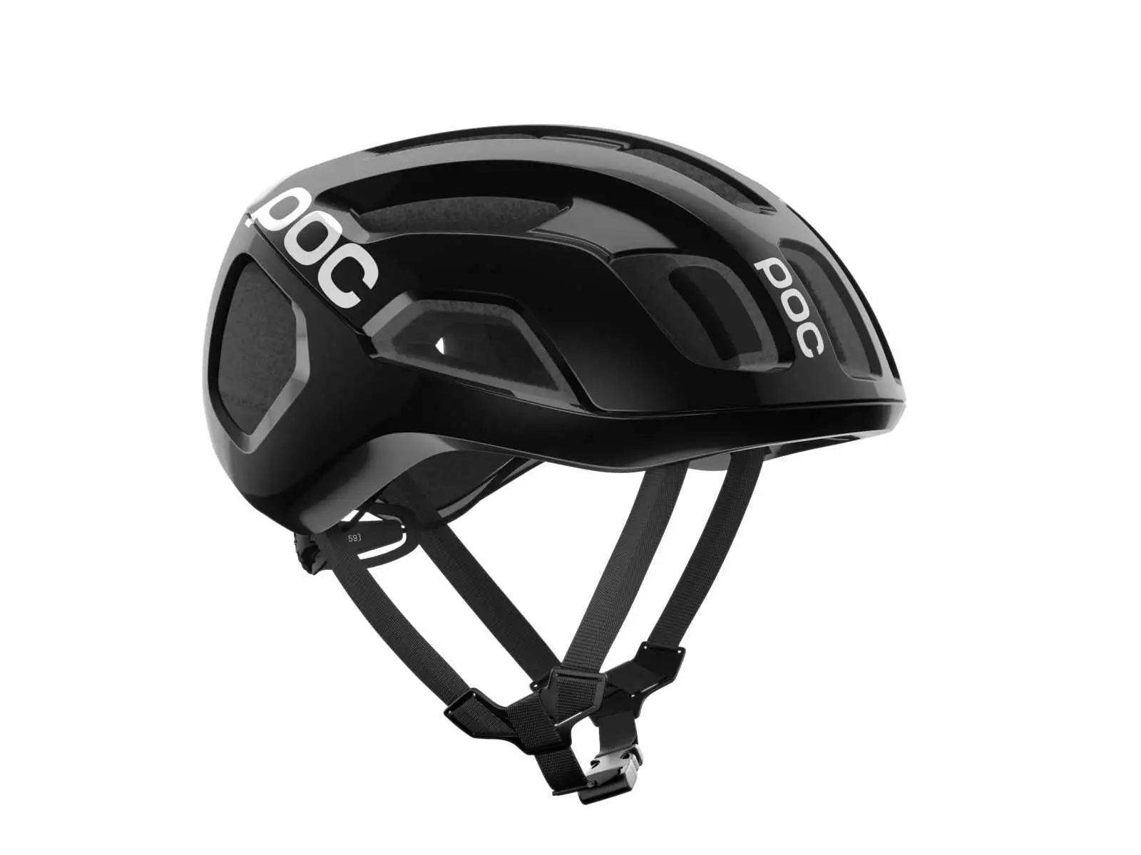 POC Ventral Air MIPS prilba Uranium Black Matt/Hydrogen White/Logo