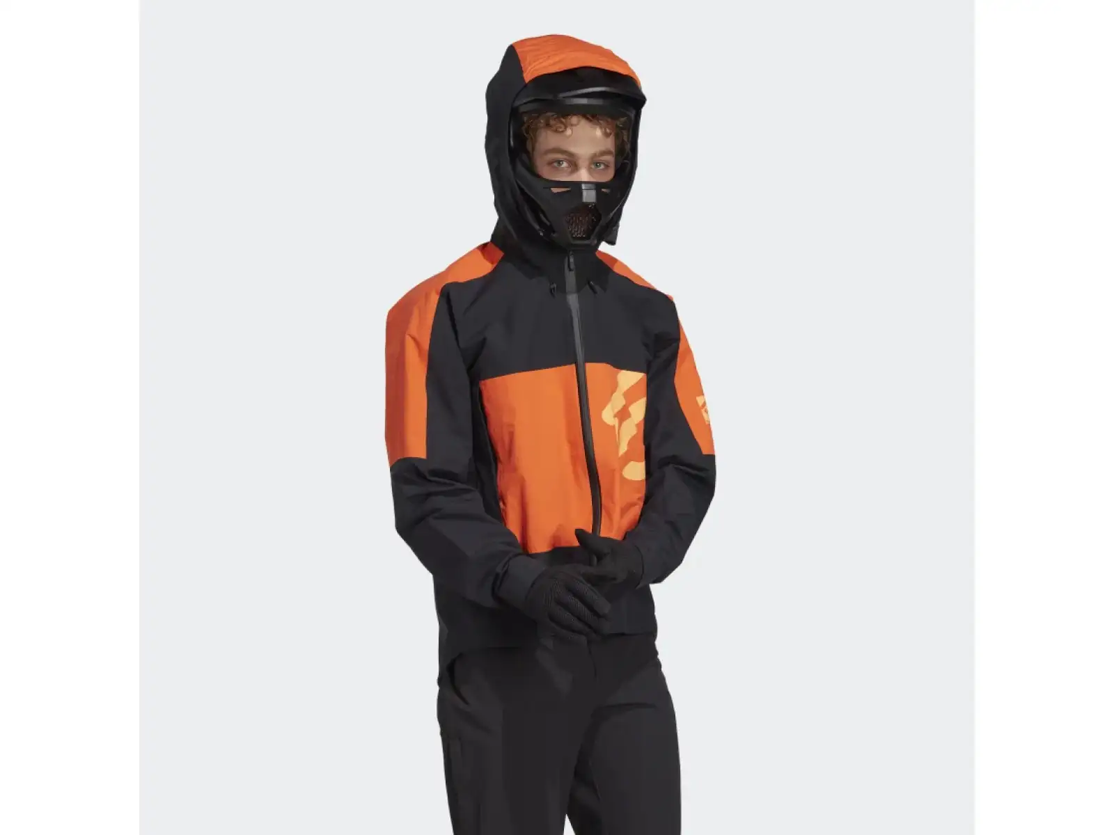Five Ten Rain pánska bunda Black/Semi Impact Orange