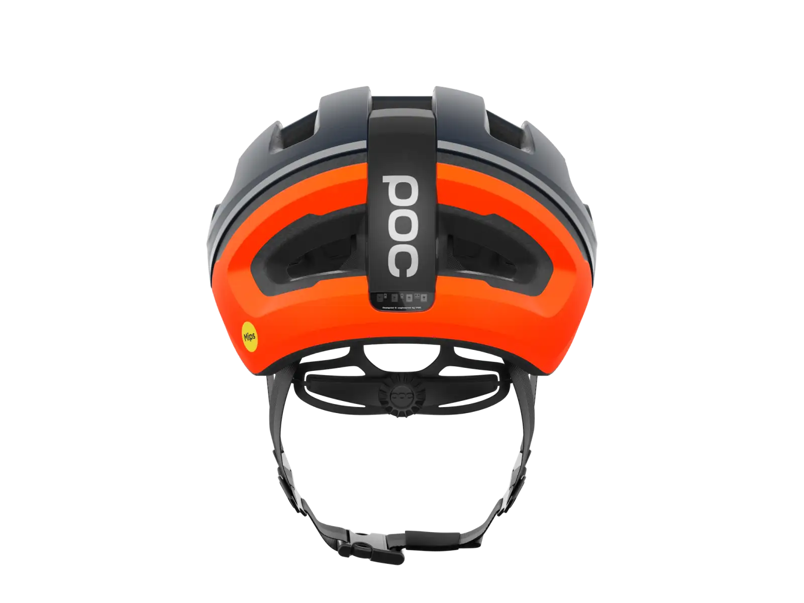 POC Omne Beacon MIPS cestná prilba Apatite Navy Matt/Fluorescent Orange Matt