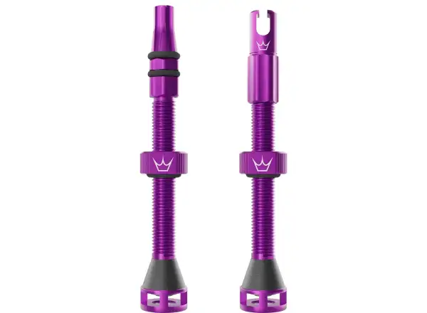 Peatys Holeshot Fast Flow bezdušové ventilky 60 mm Violet