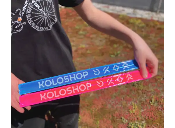Koloshop páska 40 cm reflexná ružová