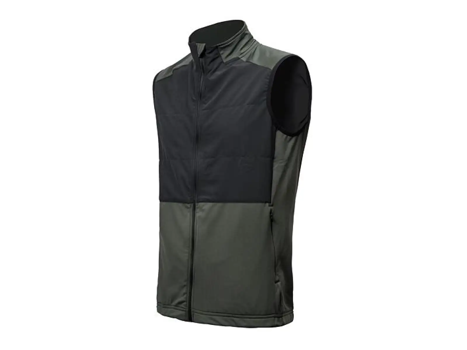 Sensor Coolmax Thermo pánska vesta Olive Green/čierna.