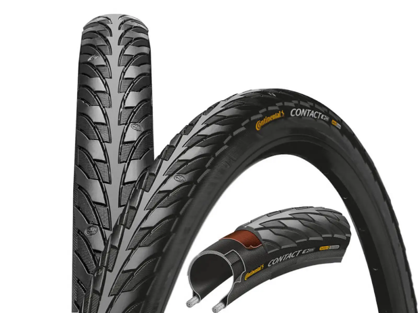 Continental Contact E-25 cestný plášť drôt 28-622