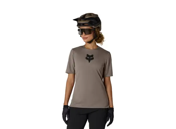 Fox Ranger Head dámsky dres krátky rukáv Nutmeg Brown