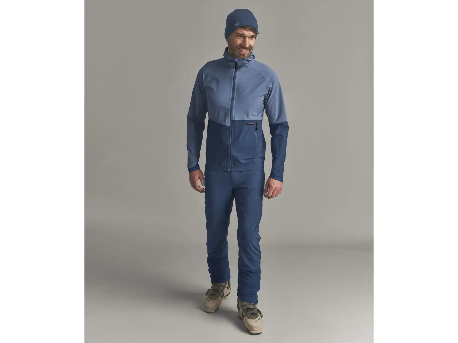 Ortovox Venet Softshell Pants pánske softshellové nohavice Blue Nunatak