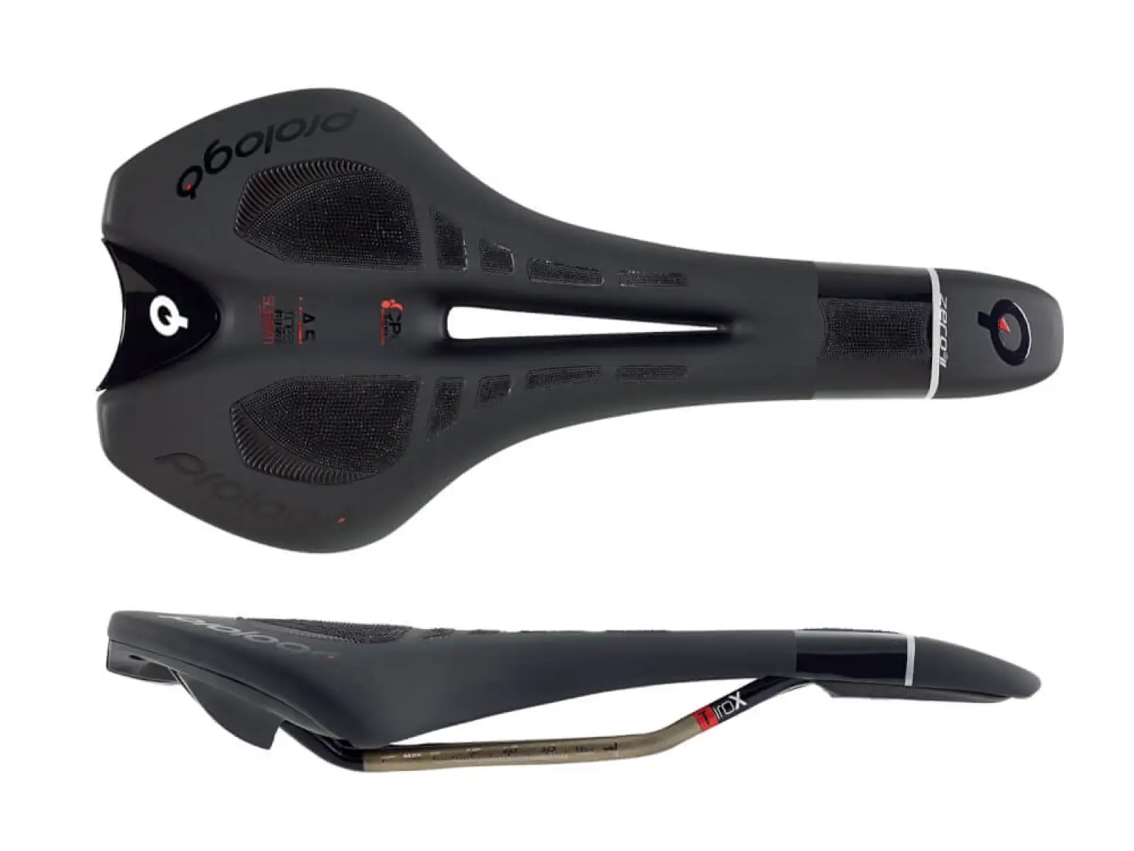 Sedlo Prologo Zero-II PAS CPC TiROX čierne 134 mm