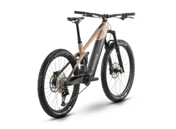 Raymon Tarok Pure celoodpružený elektrobicykel Carbon/Stone/Sand