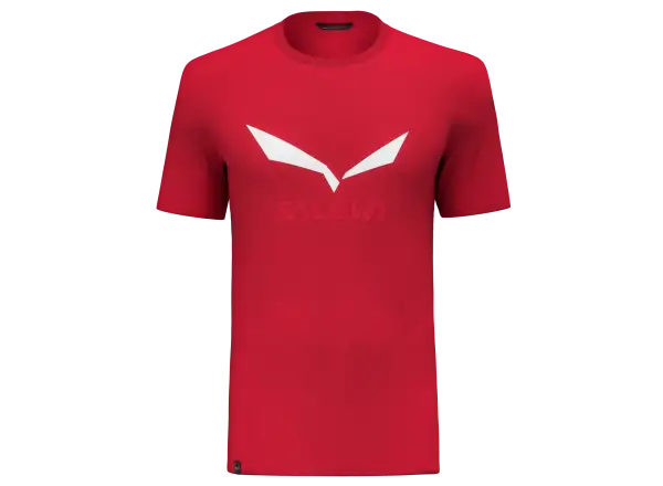 Salewa Solidlogo Dry Pánske tričko s krátkym rukávom Flame