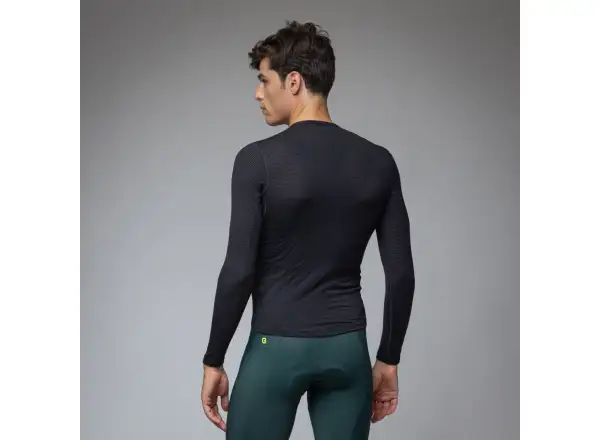 Alé Intimo Merino pánske spodné tričko dlhý rukáv Black
