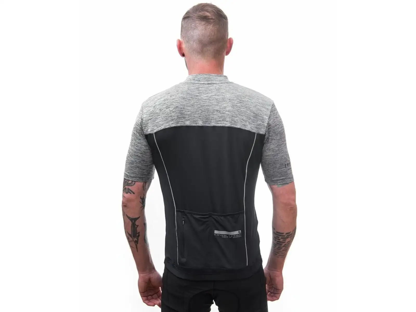Sensor Cyklo Motion pánsky dres krátky rukáv čierna/sivá