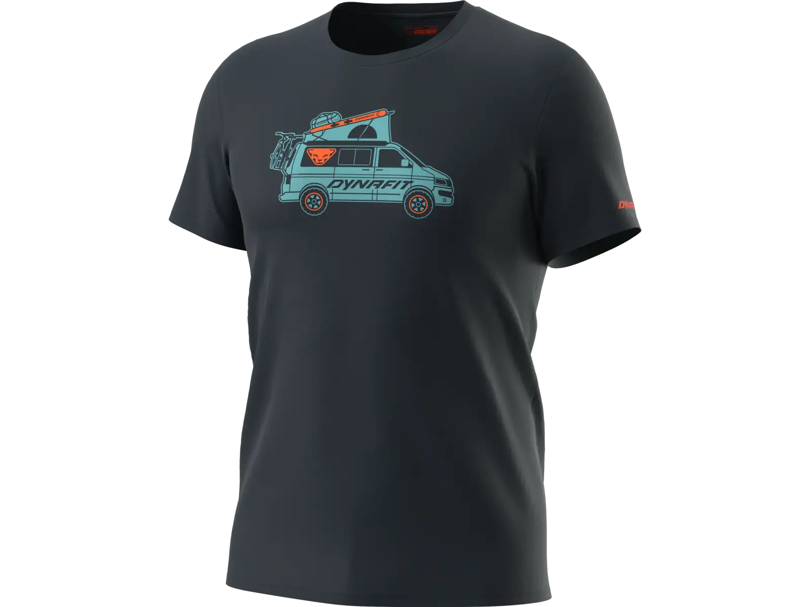 Dynafit Graphic Cotton pánske tričko krátky rukáv Blueberry/Dynavan