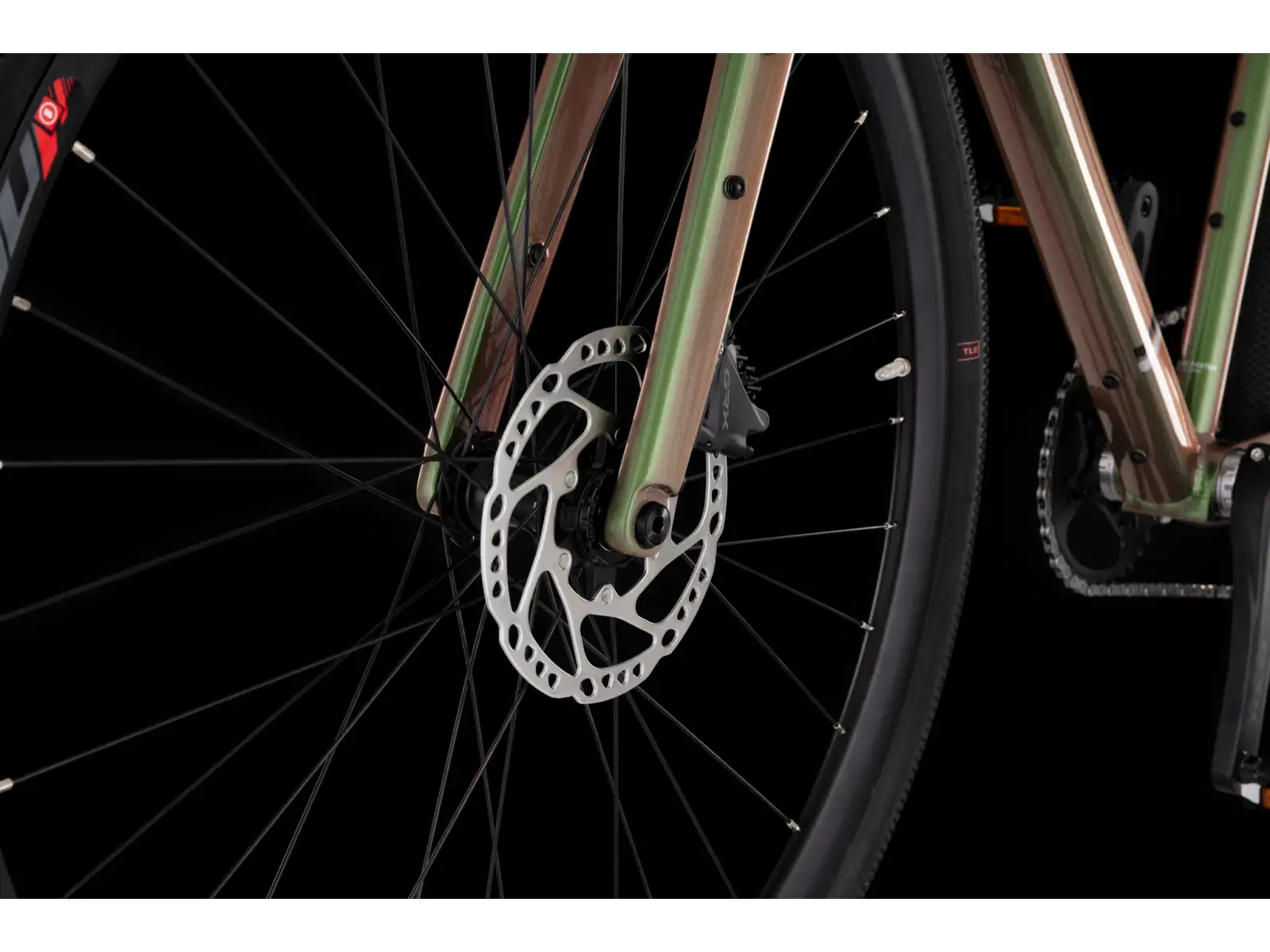 4Ever Gromvel Elite gravel bicykel Green dragon