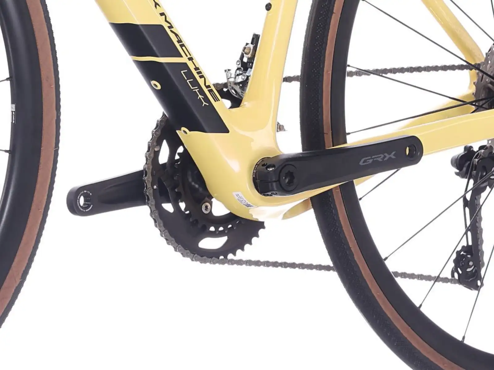 Rock Machine Lukk CR 60 gravel bicykel Gloss Sulfur Yellow