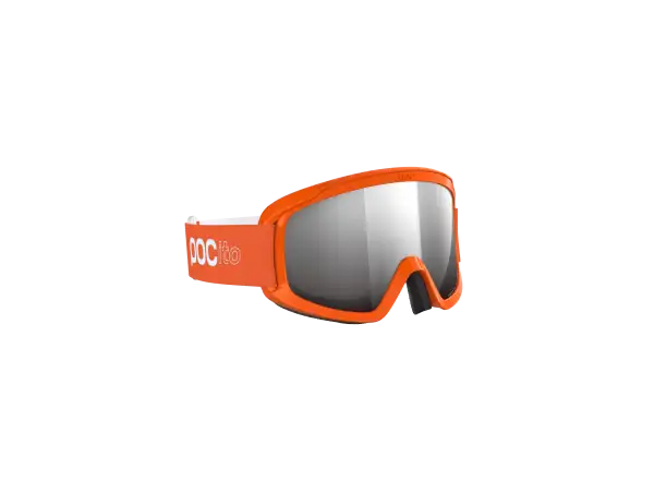 POC POCito Opsin detské lyžiarske okuliare Fluorescent Orange/Partly Sunny Silver