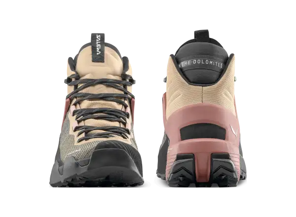 Salewa Wildfire NXT Mid GTX dámske turistické topánky Quicksand/Etruscan Red