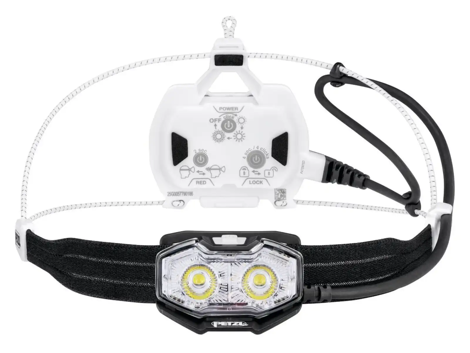 Petzl Nao LT čelovka čiernobiela