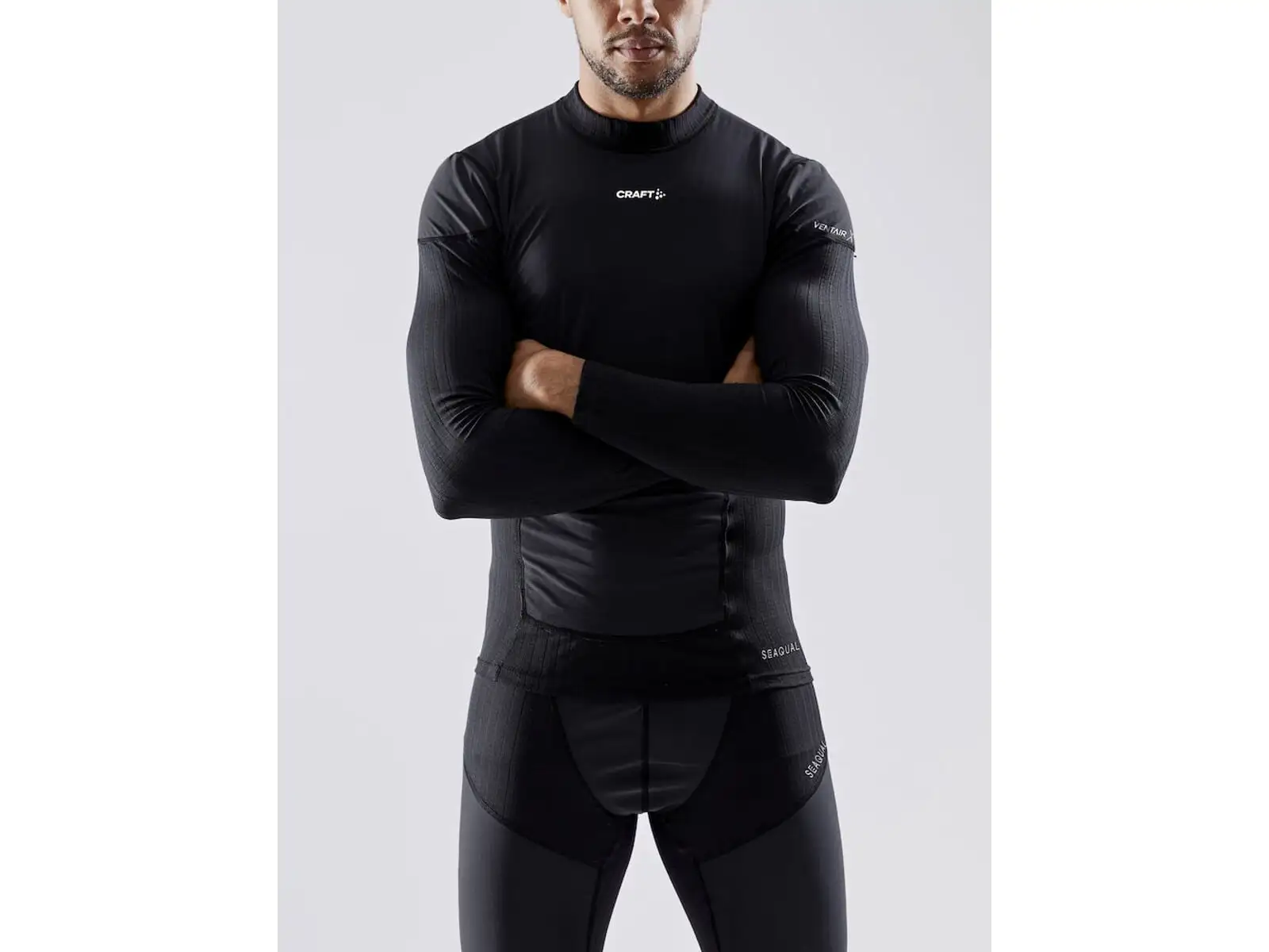Craft Active Extreme X Wind pánske tričko dlhý rukáv čierna