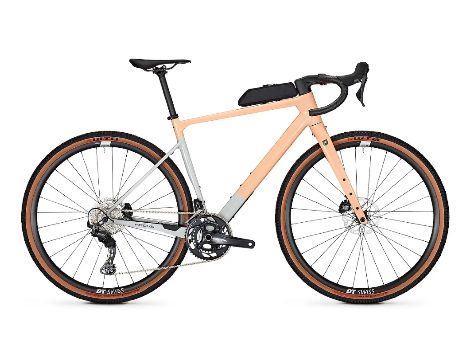 Focus Atlas 8.7 DI gravel bicykel Melon Glossy/Lightgrey Glossy.