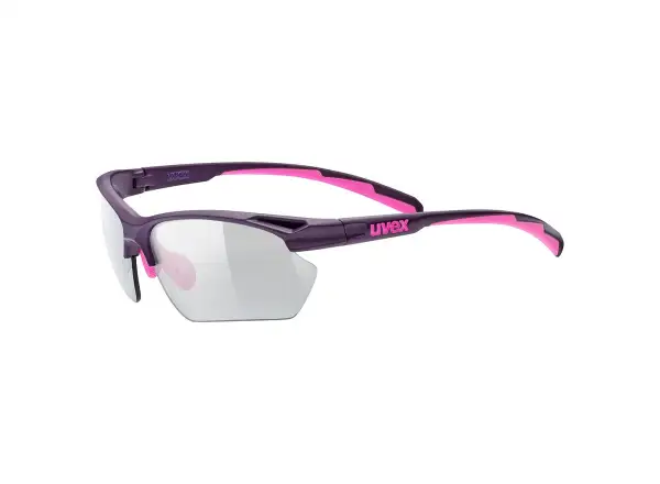 Slnečné okuliare Uvex Sportstyle 802 small vario fialové/ružové matné