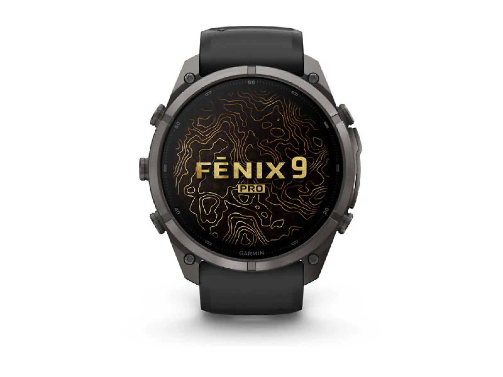Garmin Fénix 9 Pro inReach 47 mm inteligentné hodinky Carbon gray DLC Titanium Black/Pebble gray