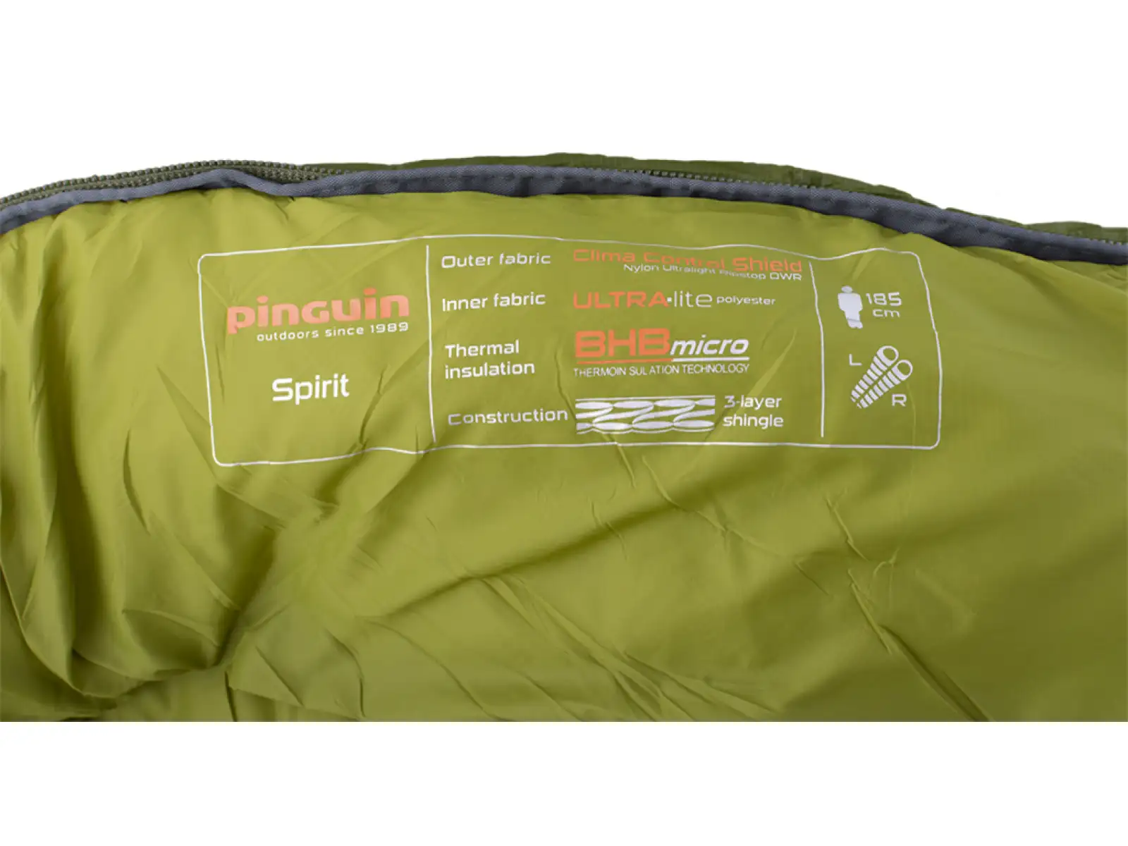 Pinguin Spirit CCS spací vak 195 cm modrá