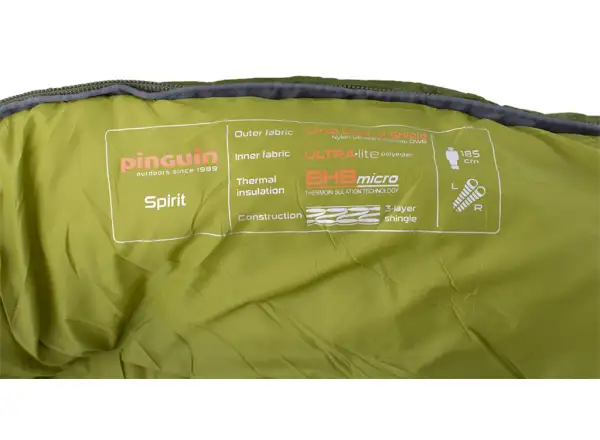 Pinguin Spirit CCS spací vak 195 cm modrá