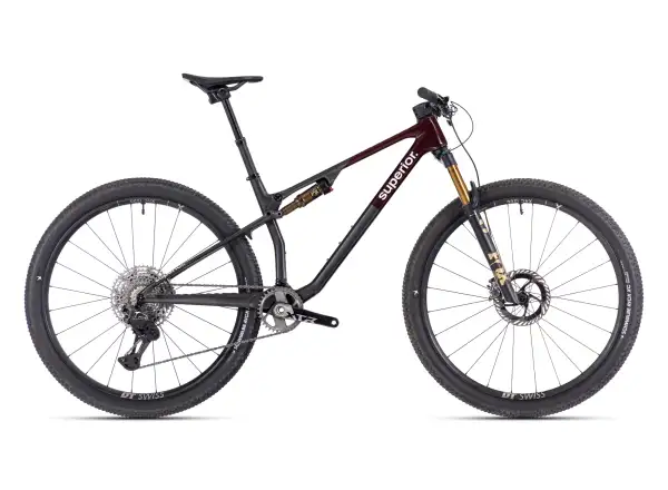 Superior XF 9.9 Team celoodpružený bicykel Red Carbon/ Matte Carbon