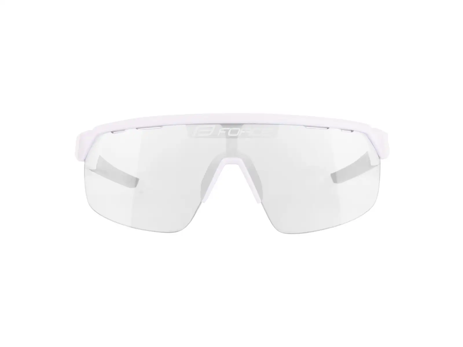 Force Enigma Pro cyklistické okuliare biele lesk/fotochromatické sklo
