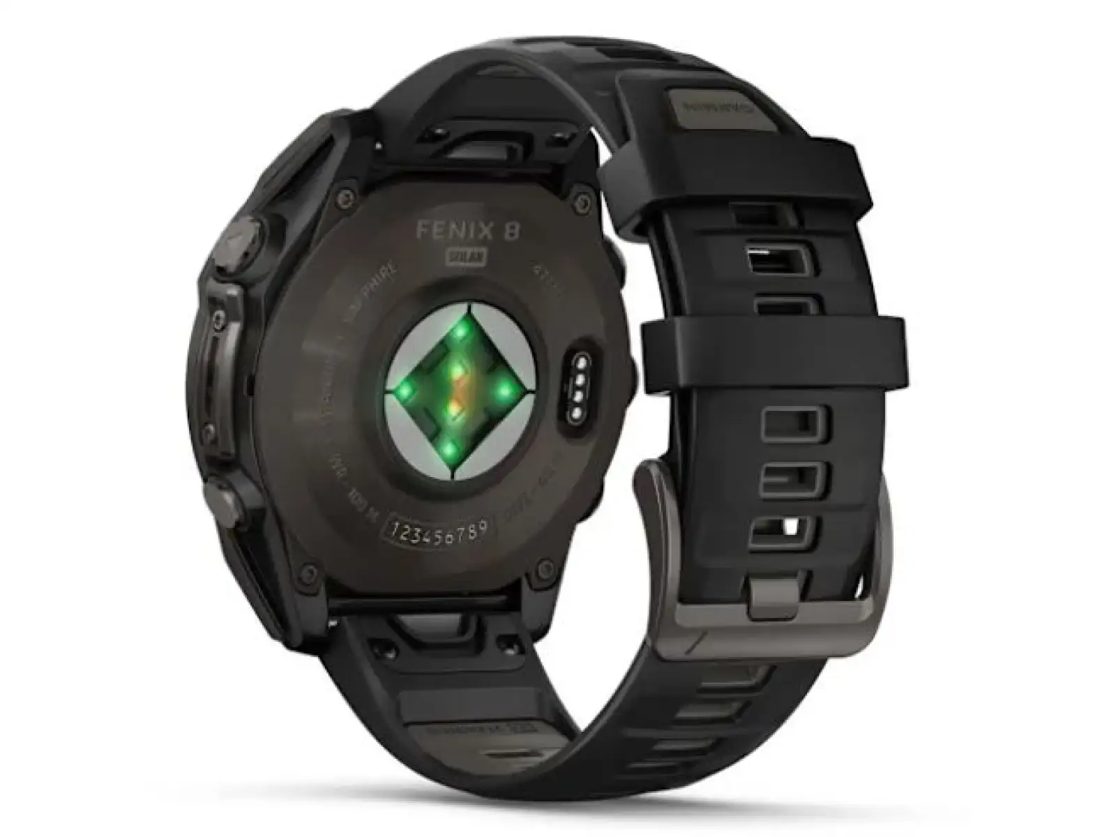 Garmin fenix 8 - 47 mm Solar Sapphire inteligentné hodinky Carbon Gray DLC Titanium Black/Gray