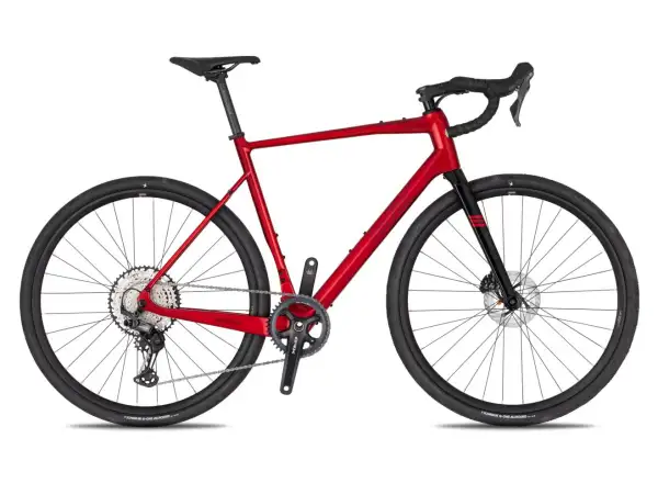 4Ever Grizzly Elite gravel bicykel Flame red