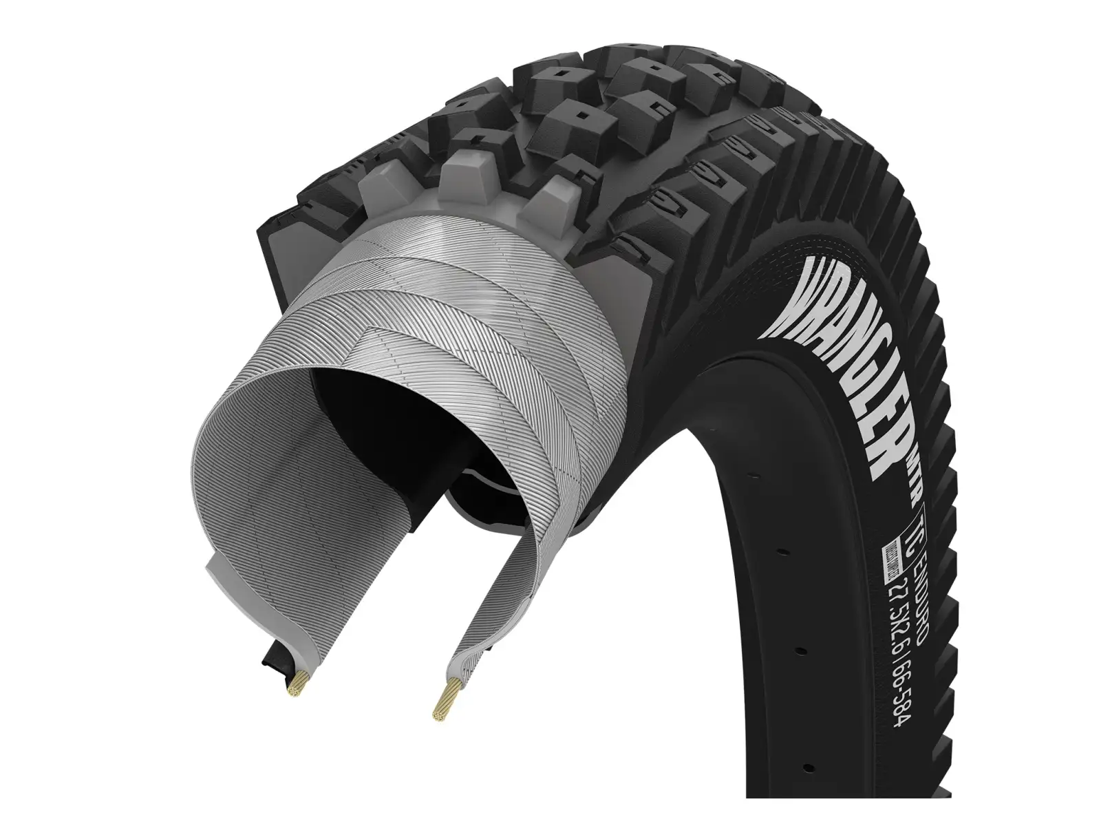 Goodyear Wrangler MTR Enduro Tubeless Complete 29x2,40" MTB plášť kevlar