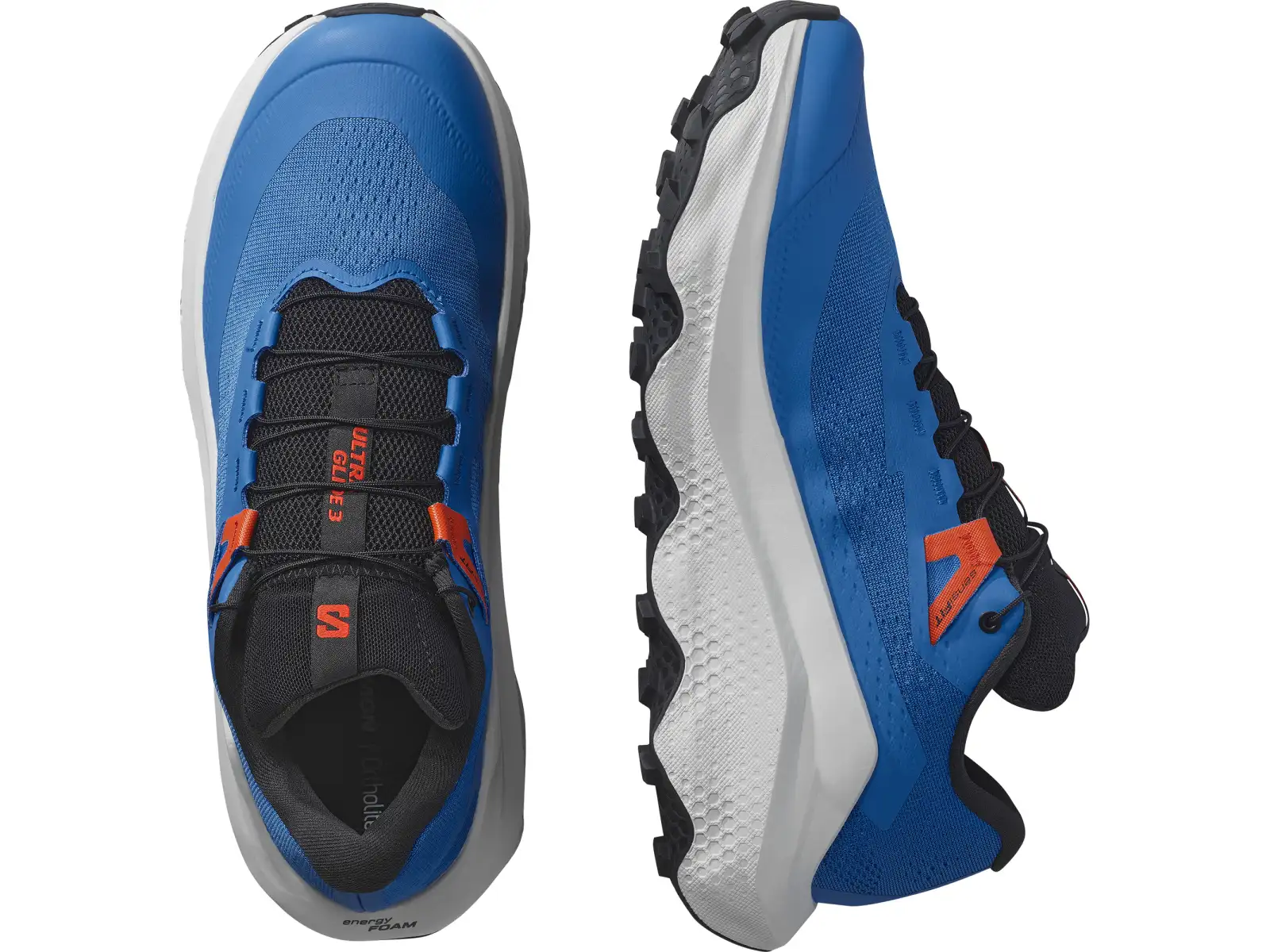 Salomon Ultra Glide 3 pánska bežecká obuv French Blue/Lunar Rock/Cherry Tomato